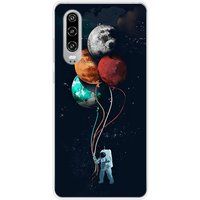 Cosmonaute aux ballons Bedrukt siliconen hoesje compatibel met Huawei P30
