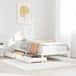 Maison Exclusive - Lit en bois massif sans matelas, blanc, 75x190 cm, en pin