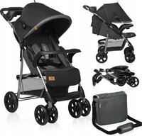 Lionelo Emma Plus Buggy - Zwart - Compact Opvouwbaar - Tot 15 kg