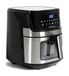 Melchioni 118340033 Heteluchtfriteuse 6,5 L Zwart, Roestvrijstaal