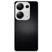 Verstevigd hoesje met sublimatie bedrukking, compatibel met Xiaomi Redmi Note Dark metal