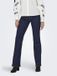 ONLY ONLWAUW HW Flared Jeans - Dark Blue Denim - Women's W28 X L34 - High Waist - 2024 Collection