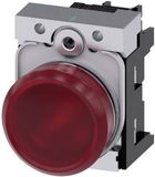 Siemens 3SU1152-6AA20-1AA0 Verlichte melder Hoogglans Rood 24 V/AC, 24 V/DC