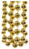 Decoris Kralenslinger XXL - 3x stuks - goud - 270 cm - kunststof