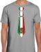 Bellatio Decorations Verkleed shirt voor heren - stropdas Mexico - grijs - supporter - themafeest S