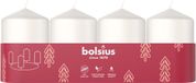 Bolsius - Stompkaars - 60/40 - 4 stuks per verpakking - Cloudy White