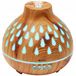 Ruhhy 26633 Diffuseur d'arôme et humidificateur RGB 400 ml, brun clair