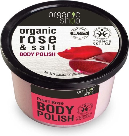 Organic Shop Pearl Rose Body Polish