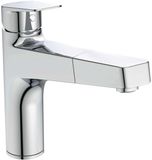 Ideal Standard CeraPlan Keukenkraan met Uittrekbare Sproeikop, Chroom BD331AA