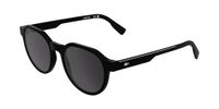 Lacoste L6087S Zonnebril voor heren, Zwart, Kunststof, Rechthoekig, 52/20/150