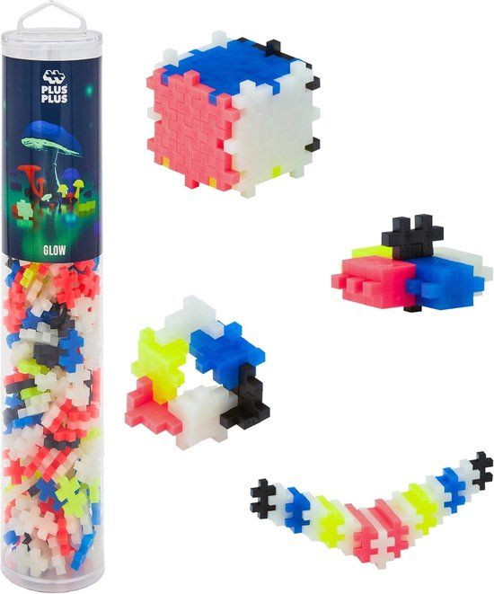 Plus-Plus Glow in the dark Tube 240 delige bouwset