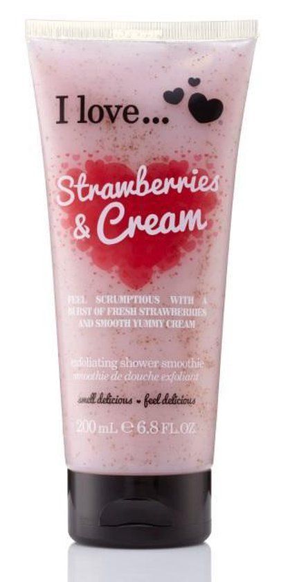 I Love... Strawberries and Cream Exfoliating Cream - 200ml