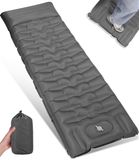 Unyqoos® Tapis de couchage autogonflant de 13 cm avec pompe à pied