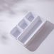 Merkloos Bureaublad lade opbergdoos - 8 stuks - Wit