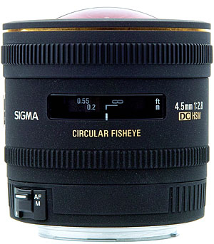 Sigma 4.5mm F2.8 EX DC Circular Fisheye HSM Nikon