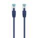Cat.7 netwerkkabel met rookarme LSZH-mantel, PIMF-SFTP-configuratie, AWG26, blauw, 30 cm