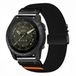By Qubix Qubix Nylon Bandje met Parachute Sluiting - Zwart - Geschikt voor Garmin Tactix 8 - 47mm