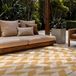 Ted Baker Haringey tapis d'extérieur Terrick Ocre Blanc - 160 x 230 cm
