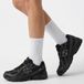 New Balance 740 Unisex Sneakers Laag Wit Zwart Zilver Metallic Tennis Maat 36