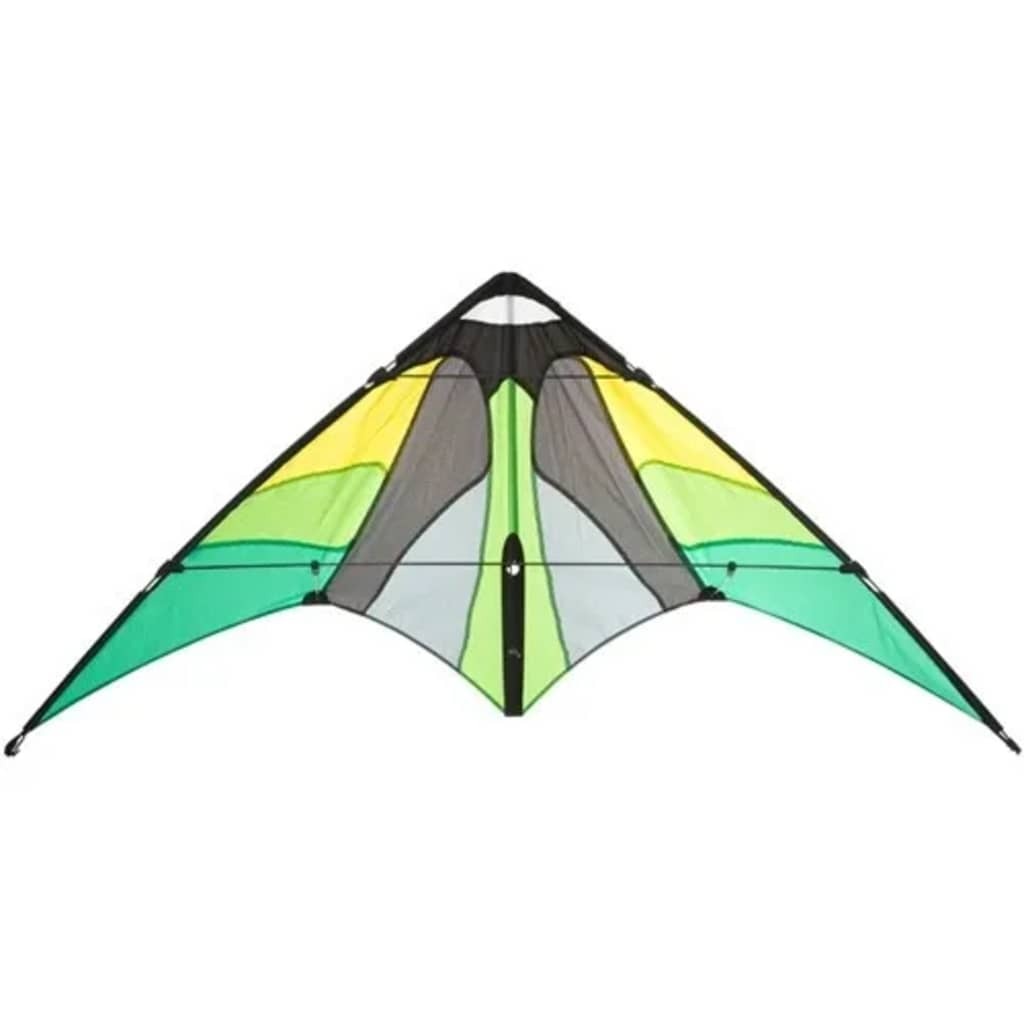 HQ Kites tweelijnsvlieger Cirrus Emerald 115 cm groen/geel