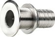VETUS skin fitting stainless steel with hose barb 1¼" x 79 mm