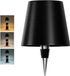 Merkloos / Sans marque Holland Connections 1 stuk draadloze flessenlamp, 3 kleuren oplaadbare wijnflesverlichting voor bars en restaurants - zwart