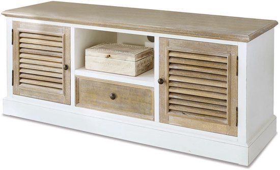 Loberon Sideboard Glencoe antiekbruin/antiekwit