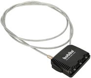 Bobike Maxi Combinatieslot met kabel - Zwart - 85 cm
