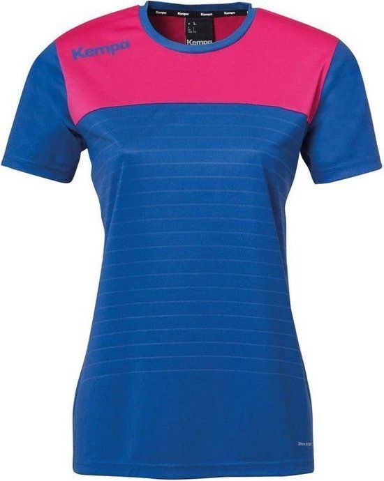 Kempa Emotion 2.0 Shirt Korte Mouw Dames - Electric Lila-Magenta - Maat 3XL