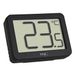 TFA Binnen Thermometer - digitaal - kunststof - zwart