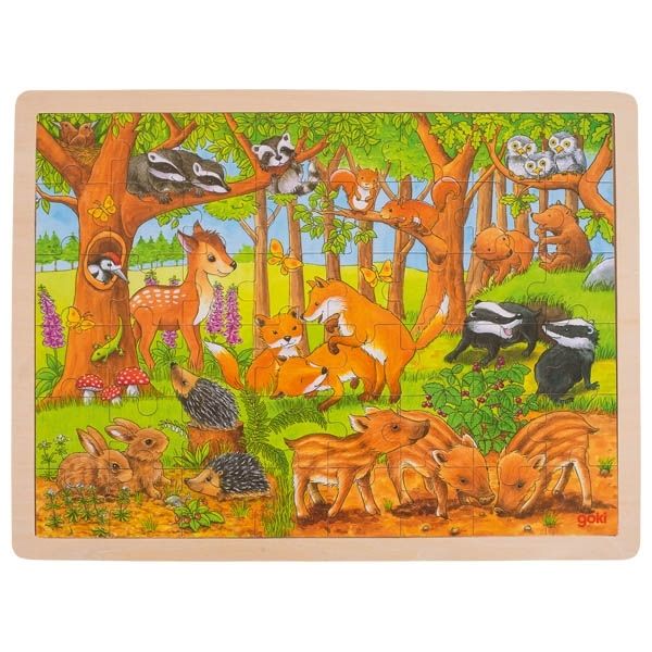 Goki 57734 - Puzzel - Multicolor - Hout - 3 jaar+