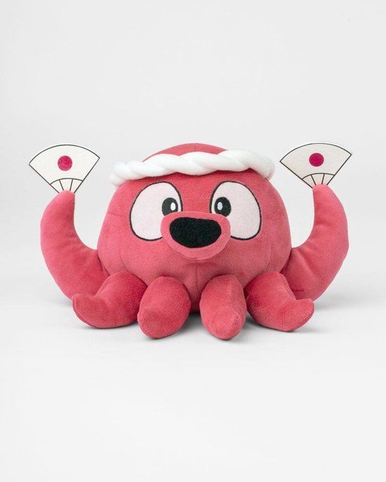 ItemLab Parodius - Takosuke Knuffel 16cm - Rood