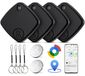 Airtag Tracker Bluetooth - 4 Pièces - IP67 - Noir