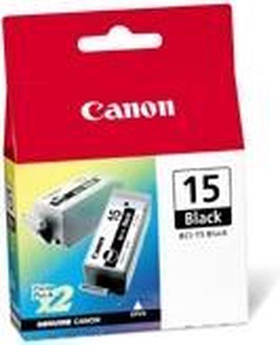 Canon BCI-15BK - Zwart - Inktcartridge