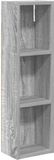 vidaXL Badkamer wandkast Grijze Sonoma 20 x 14 x 70 cm