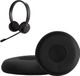 kwmobile 2x oorkussens geschikt voor Jabra Evolve 20 / 20se / 30 / 30II / 40 / 65 - Earpads voor koptelefoon in zwart
