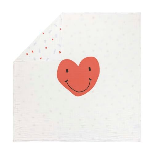 LÄSSIG Heavenly Soft Blanket Happy Rascals Heart