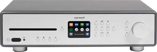 sonoro Maestro - Alles-in-een HiFi ontvanger - Grijs