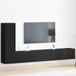 Maison Exclusive - meuble TV, modèle mural, placage chêne noir, composite bois