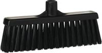 Vikan Hygiene 3166 rechte nek medium veger 30cm - Zwart