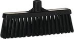 Vikan Hygiene 3166 rechte nek medium veger 30cm - Zwart
