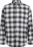 Jack & Jones Flanellen overhemd Loose Fit geruit Katoen Phantom S
