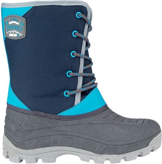 Wintergrip Snowboots - Maat 31-32 - Unisex - blauw/grijs