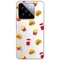 Xiaomi Bedrukt siliconen hoesje compatibel met Xiaomi 14 Fast food