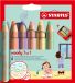 STABILO Crayons Woody 3-in-1 Pastel Assorti 6 pièces