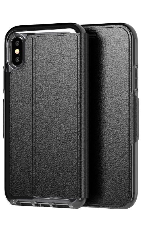 Tech21 Evo Wallet - iPhone Xs - Zwart