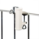 Parasolhouder Type H - Balkon - Rechthoek - Wit - 20x10cm