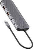 Sitecom - Multiport hub - 8 in 1 - USB-C - 1x HDMI + 1x DP - LAN