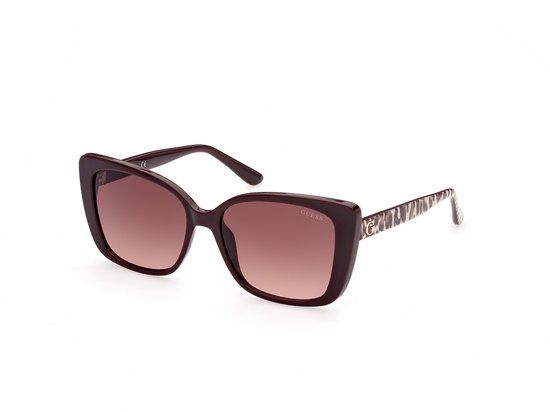 Guess GU7829 Shiny bordeaux 56/16/140 Vrouwen Zonnebrillen