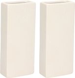 Gerimport Waterverdamper - 4x - ivoor wit - keramiek - 400 ml